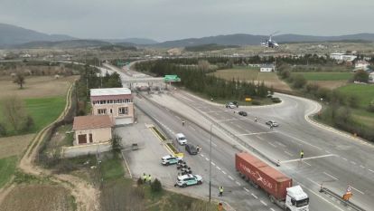 Bolu semalarında 'cayrokopter'li takip: 120 bin lira ceza