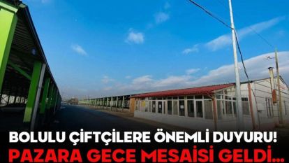 Patates Pazarına gece mesaisi geldi...