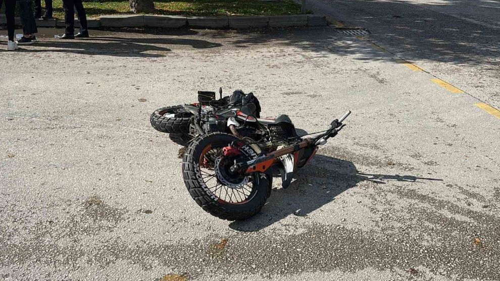 Bolu'da otomobille motosiklet çarpıştı: 1 yaralı
