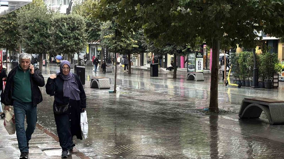 Bolu'da yağmur etkili oldu