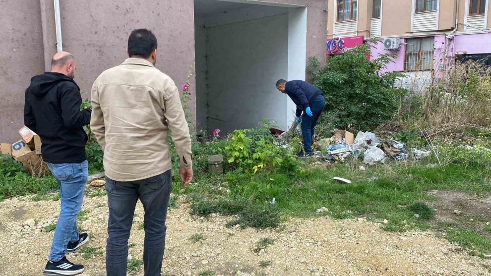 Ceset zannettiler, çöp çıktı