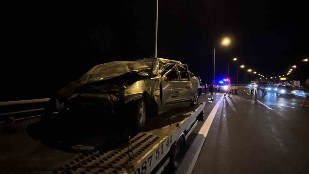 TEM Otoyolu’nda feci kaza: 1’i ölü 3 yaralı