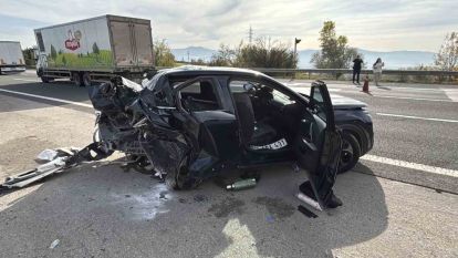 TEM'in Bolu geçişinde feci kaza: 1 ölü, 4 yaralı