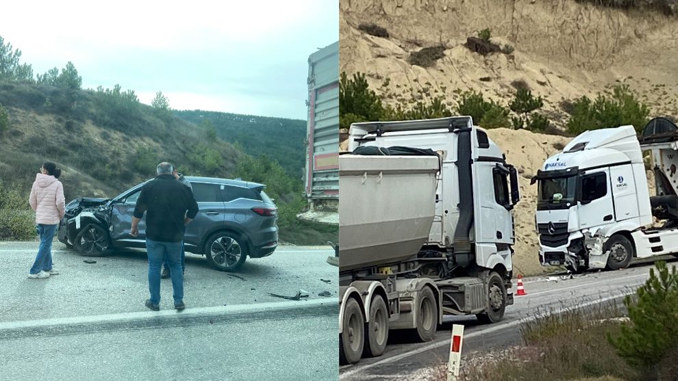 Bolu-Göynük Karayolu'nda kaza