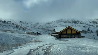 Bolu'nun yüksekleri beyaza büründü