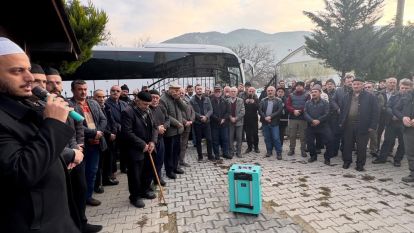 Kutsal topraklara dualarla uğurlandılar