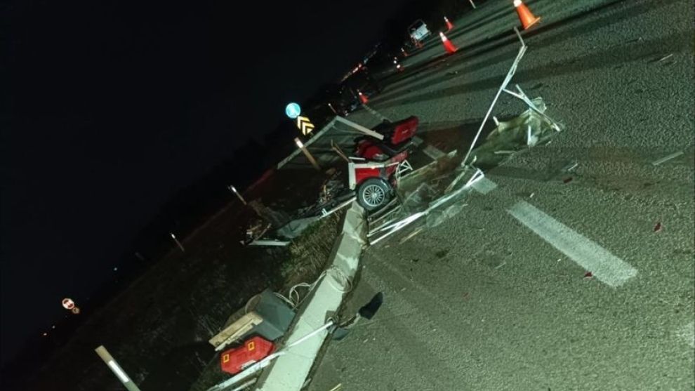 Bolu'da minibüsle motosiklet çarpıştı