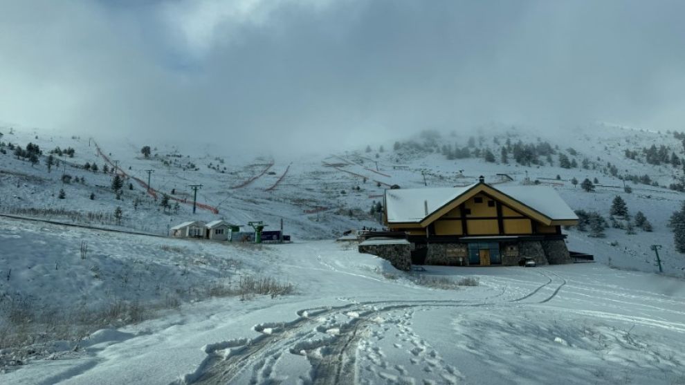 Bolu'nun yüksekleri beyaza büründü