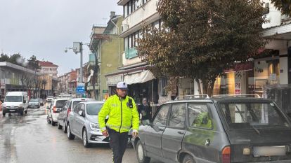 Bolu'da yaya geçidi ve kaldırım işgaline ceza