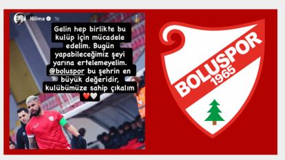Boluspor Kaptanından Birlik ve Destek Çağrısı