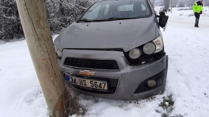 Sağlık personeli Mudurnu'da kaza yaptı