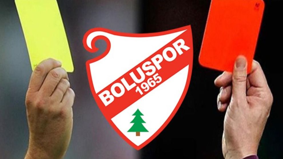 Boluspor da İlk yarıda Kart Durumları…