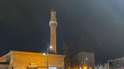 Bolu'da kar yağışı etkili oluyor