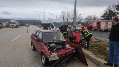 Kaza anı kamerada