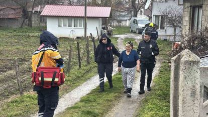 Bolu'da baca yangını: 1 yaralı