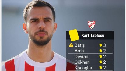 Sarı kartlar alarm veriyor...