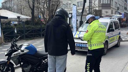Bolu'da kural ihlali yapan bin 29 sürücüye ceza