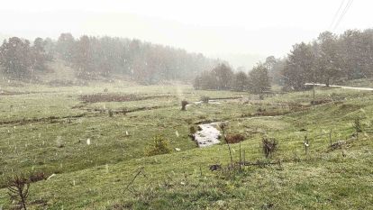 Bolu'da nisan ayında kar sürprizi