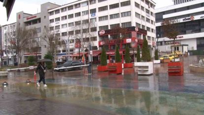 Bolu'da sağanak yağış etkili oldu