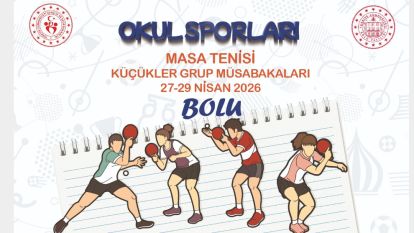 MASA TENİSİ KÜÇÜKLER GRUP MÜSABAKALARINA EV SAHİPLİĞİ YAPIYORUZ