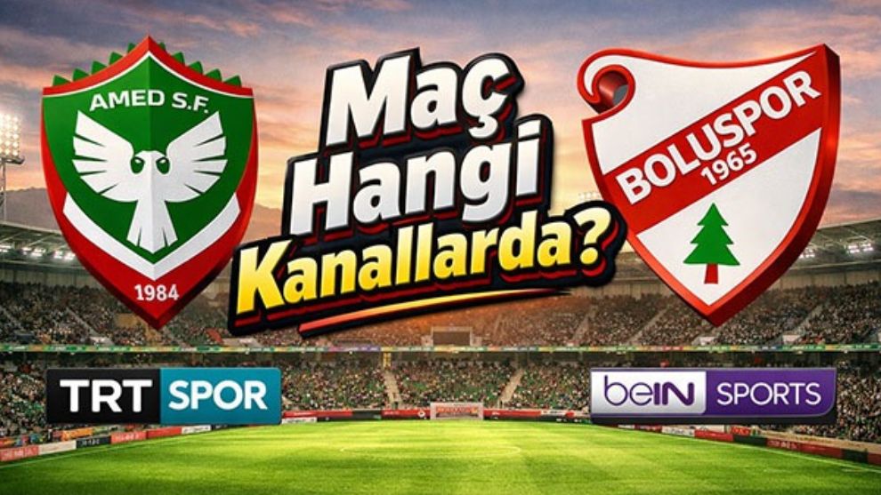 Amed SF- Boluspor Maçı TRT Spor'da...