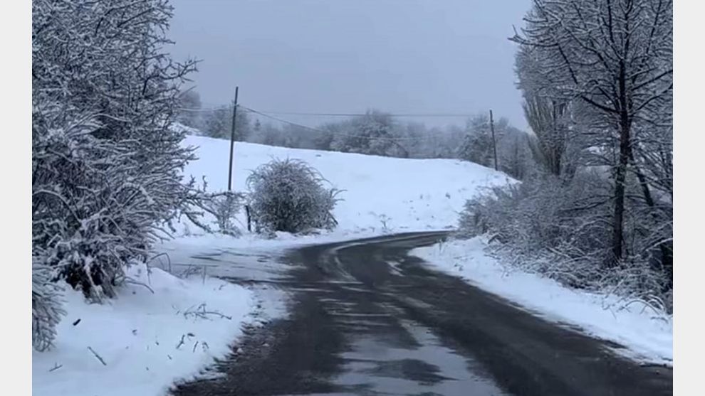 Bolu'da nisan ayında kar sürprizi