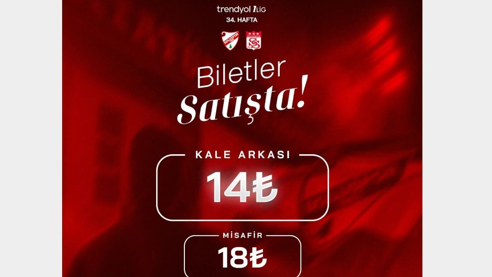 Boluspor-Ö. Sivasspor Maçı Biletleri Satışta...