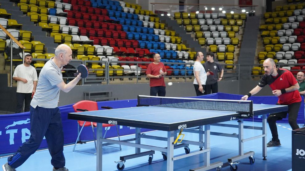 İlimizde Kurumlar Arası Masa Tenisi Turnuvası başladı!