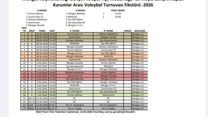 Kurumlar Arası Voleybol Turnuvasında Açılış Yapıldı