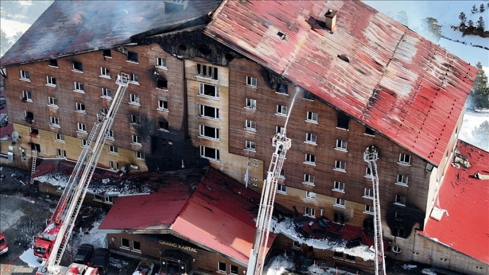 Grand Kartal Otel yangını davasında istinaf kararı onadı