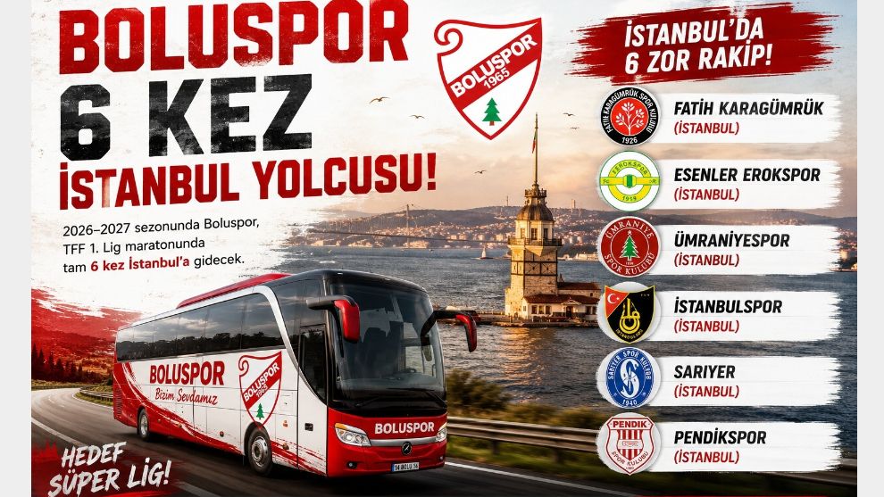 Boluspor 6 Kez İstanbul Deplasmanında...